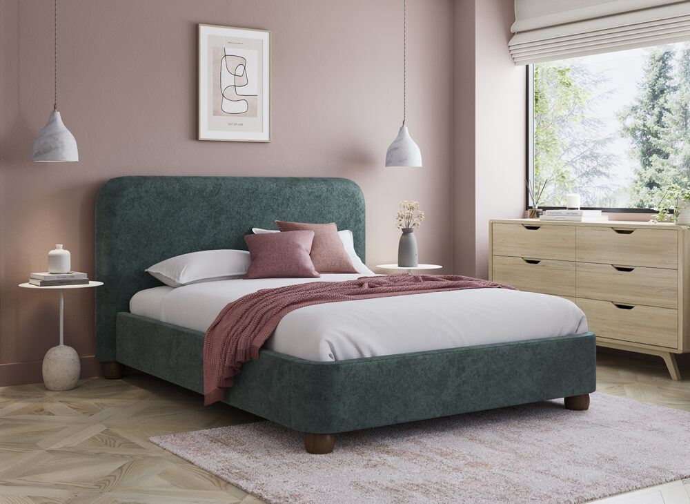 Cosmopolitan Quick Build Platform Bed Frame in - angle