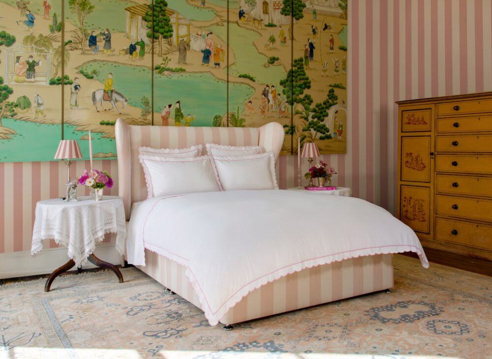 How to style stripes in your bedroom design