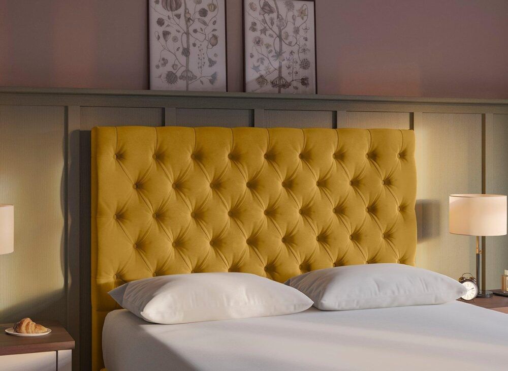 Flaxby Harrogate Headboard in gold